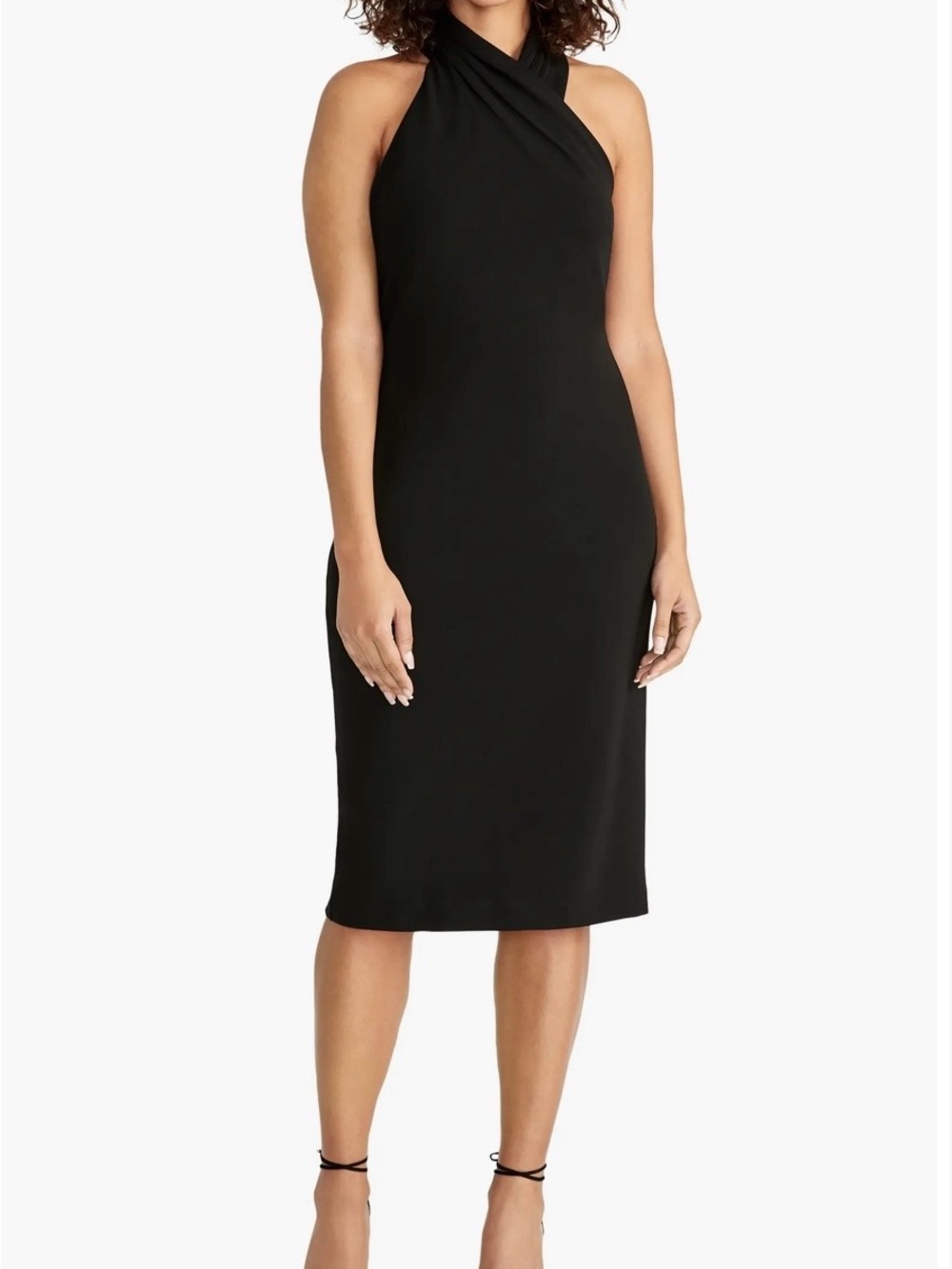 RACHEL Rachel Roy Black Halter Maxi Dress